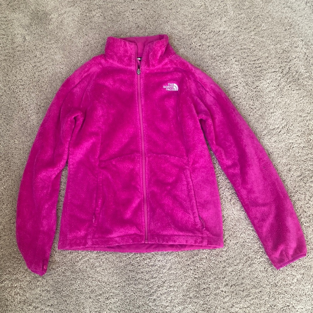 North face Osito Full Zip Fleece Jacket Pink Women’s Small